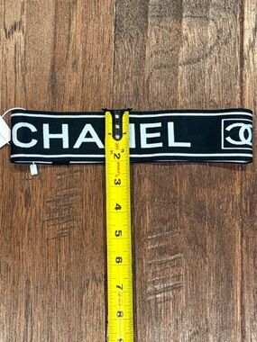 NWT! Boutique Made Black and White Logo Stretch Headband